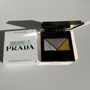 Prada Dimensions Multi Effect Eyeshadow Quad Refillable Compact 02 Profusion NIB